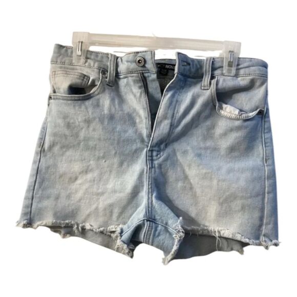Fashion Nova Pants - Fashion nova shorts raw hem high waist light wash Size 11